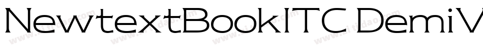 NewtextBookITC DemiV字体转换